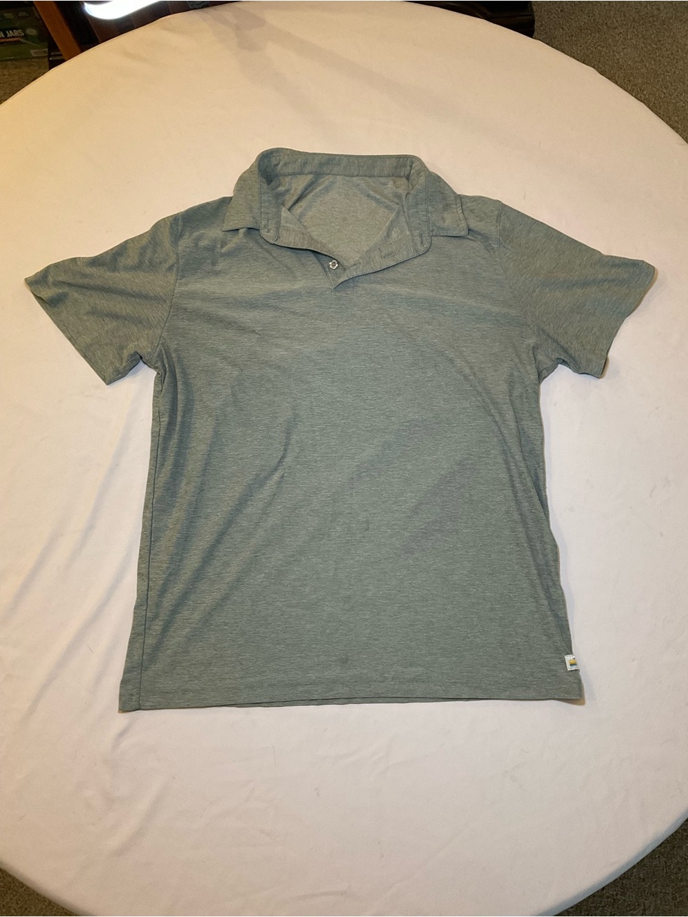Viori Men's Heather Sage Polo Shirt